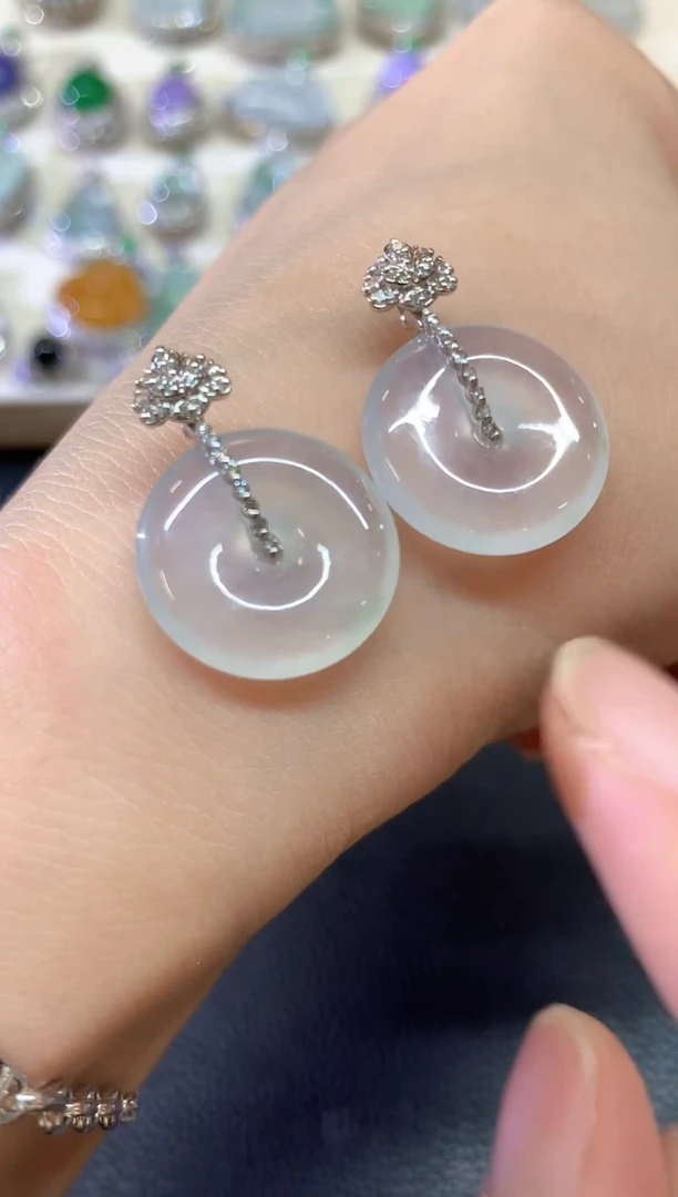 翡翠18K金镶嵌吊坠(不含链)b26多样性一件发货618好物