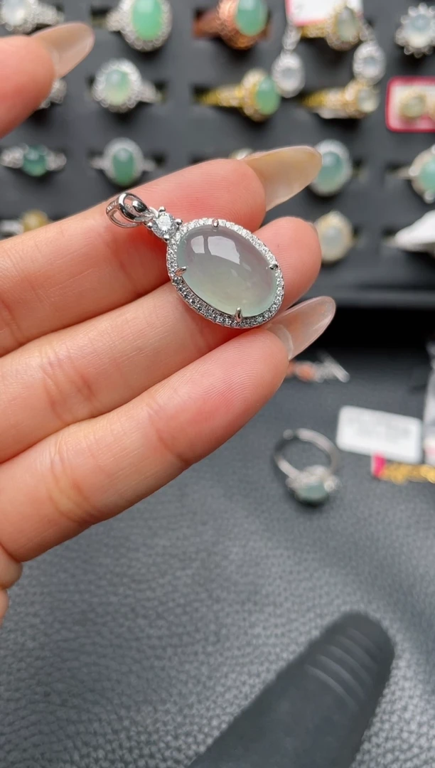 【闪购商品】翡翠戒指银S925镶嵌1111111111  16