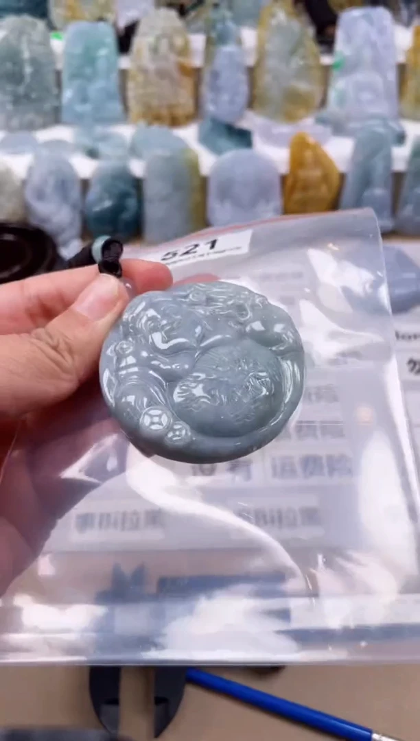 【闪购商品】翡翠颈饰未镶嵌天然缅甸A货翡翠521