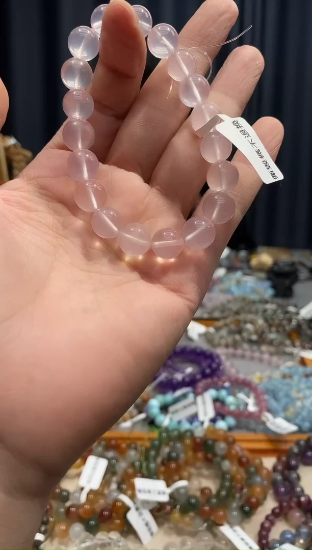 水晶手链未镶嵌I**s粉晶