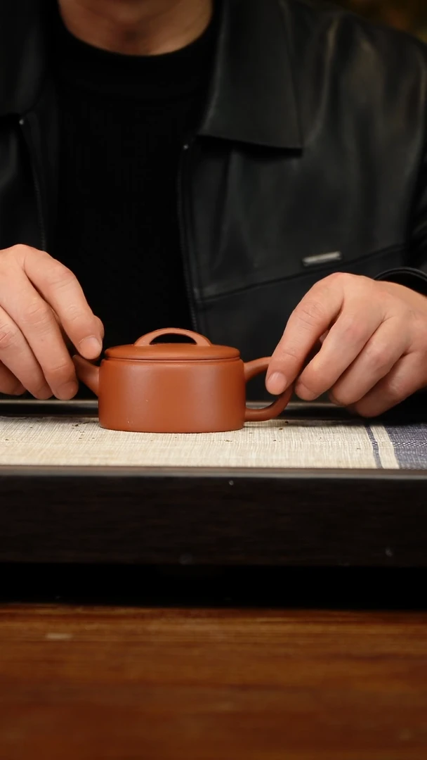 茶壶紫砂朱泥汉瓦