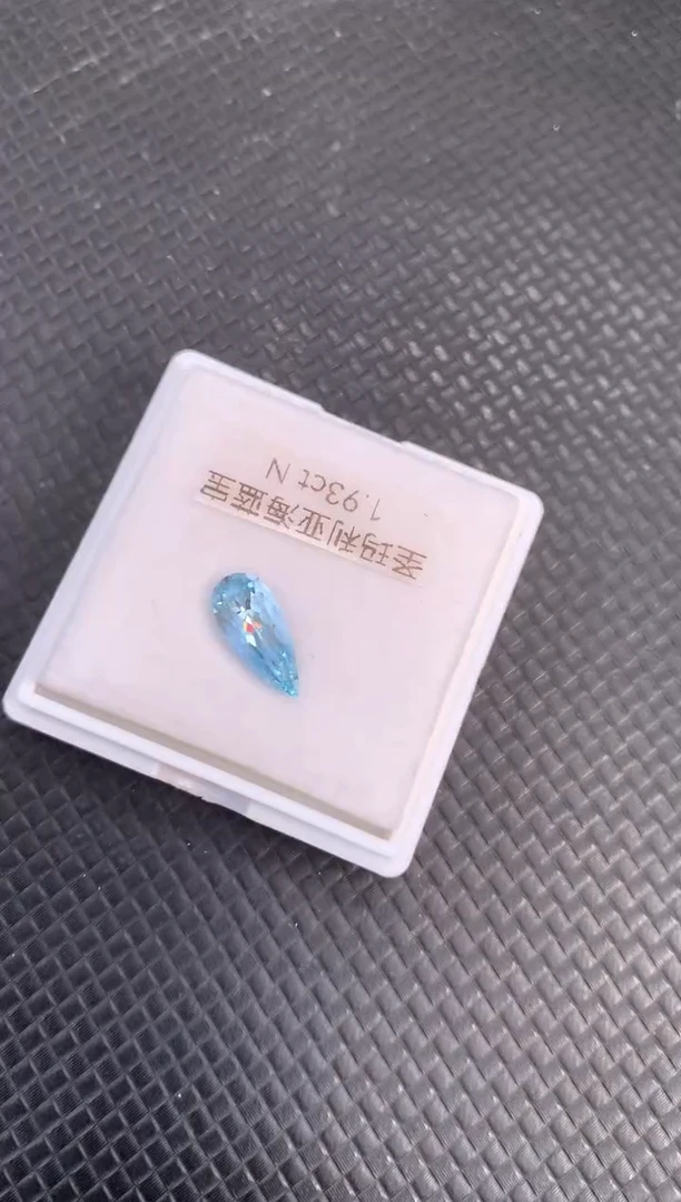 裸石海蓝宝石天然圣玛利亚色海蓝宝石