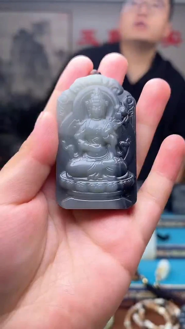 和田玉未镶嵌挂件1