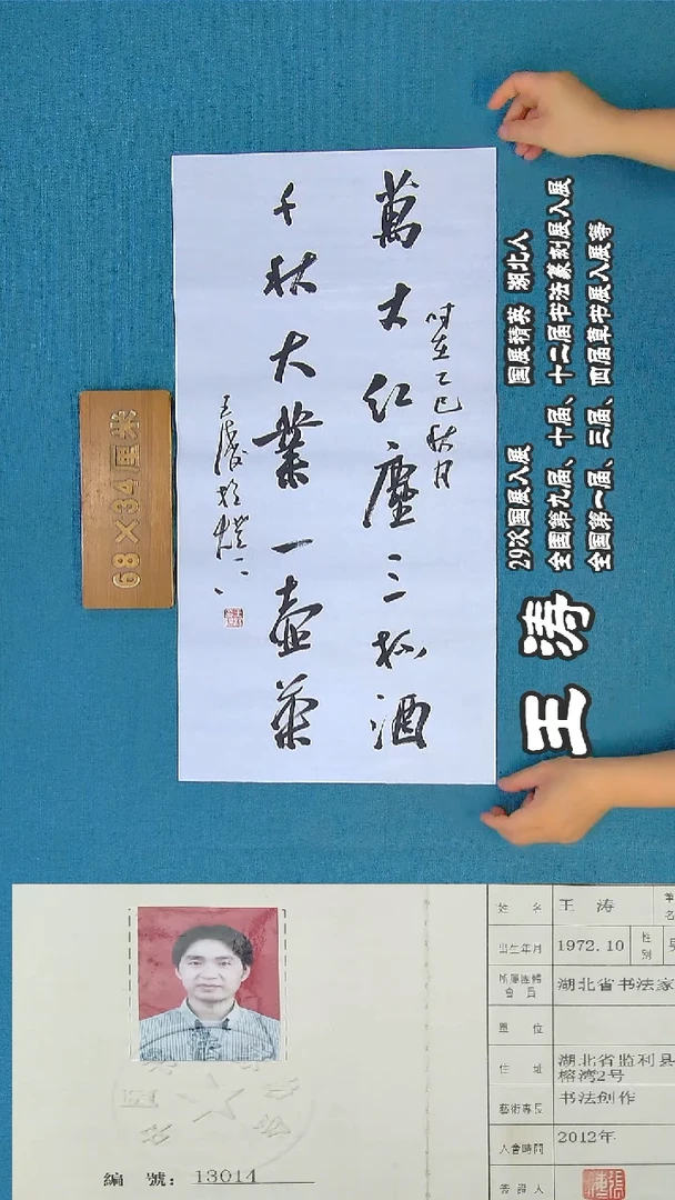 书法65R王涛书法作品