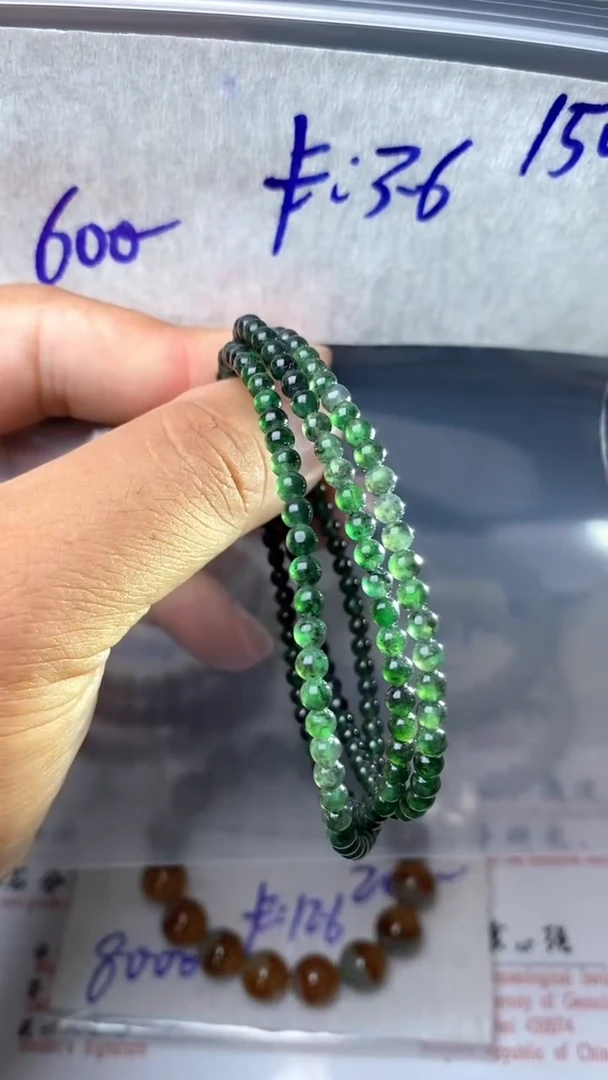 未镶嵌定制翡翠毛货需精细抛光拍一发一