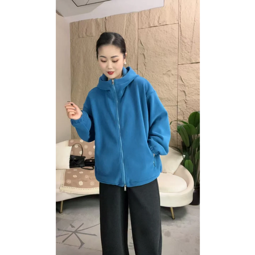 加厚连帽口袋拉链-双面奥粒绒舒适保暖外套2.0版（2541款）