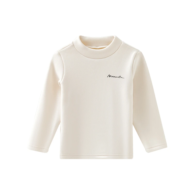 MOMOCO/玛米玛卡2025冬季新款中大童加厚保暖打底衫77430239013