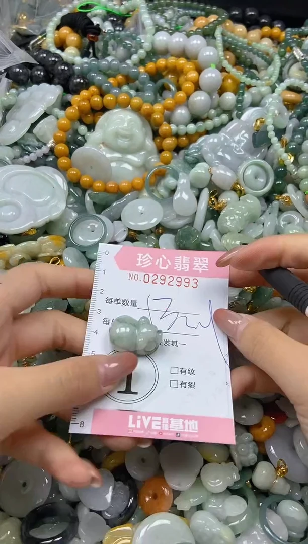 翡翠未镶嵌颈饰闪购0292993