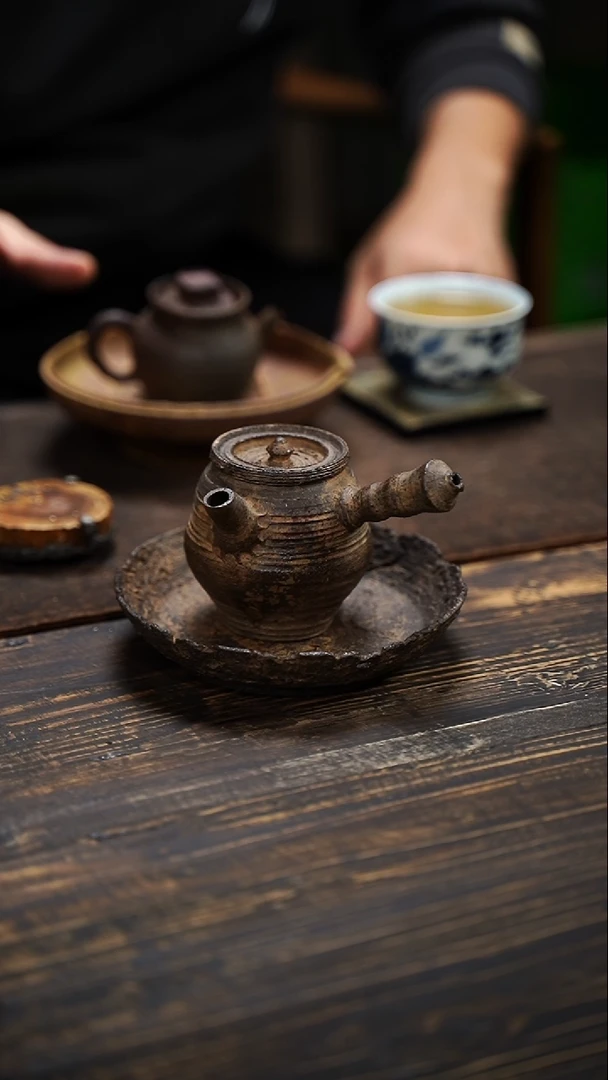 全手工制作  南蛮侧把壶160cc