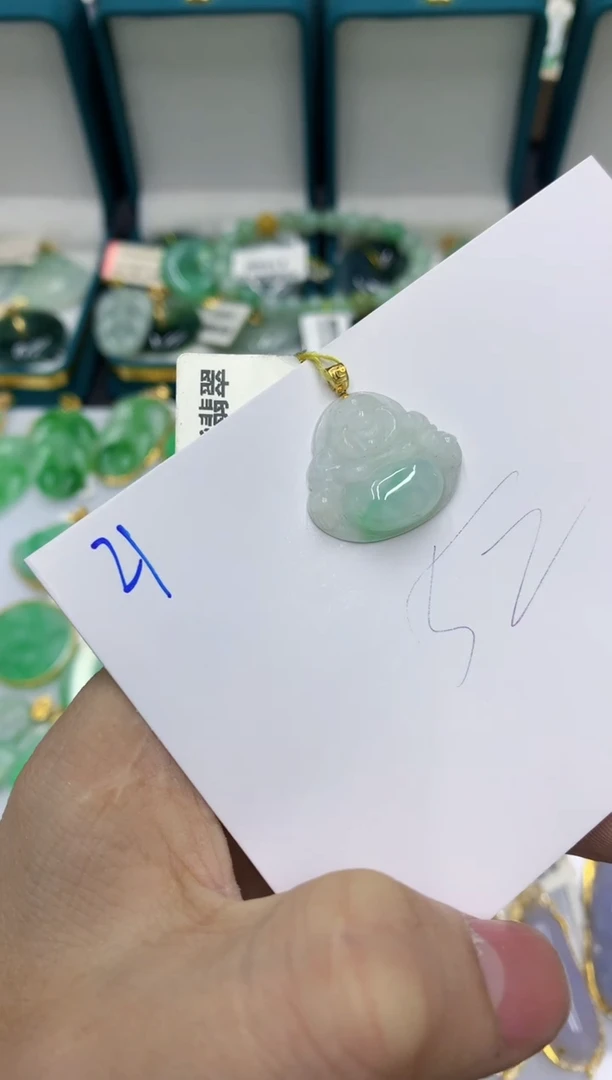 【闪购商品】翡翠颈饰18K金镶嵌翡翠链接