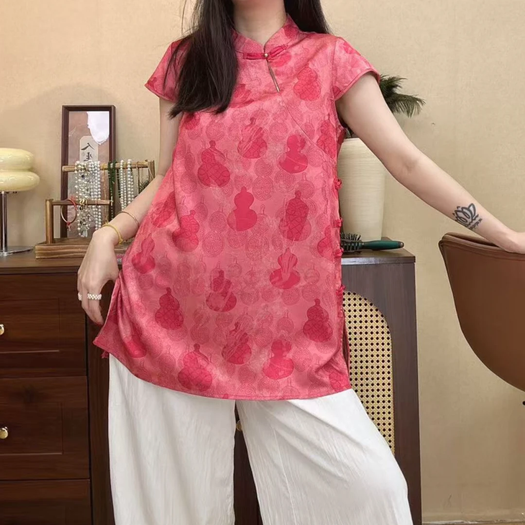 【澜公子9519-1】五葫临门*春夏飞袖气质百搭新中式国风中长款