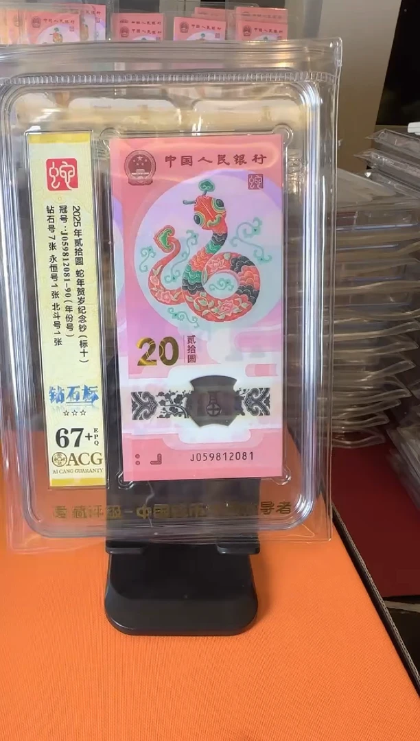 塑料2025蛇钞 爱藏标十 啊啊啊啊
