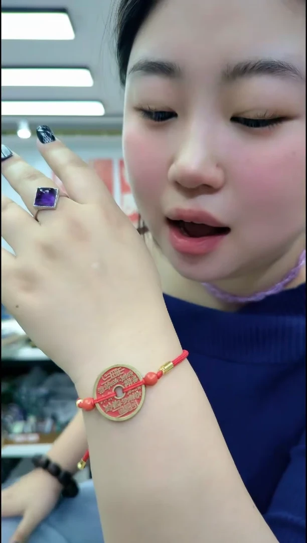 【闪购商品】玻璃颈饰0811山鬼花钱手绳