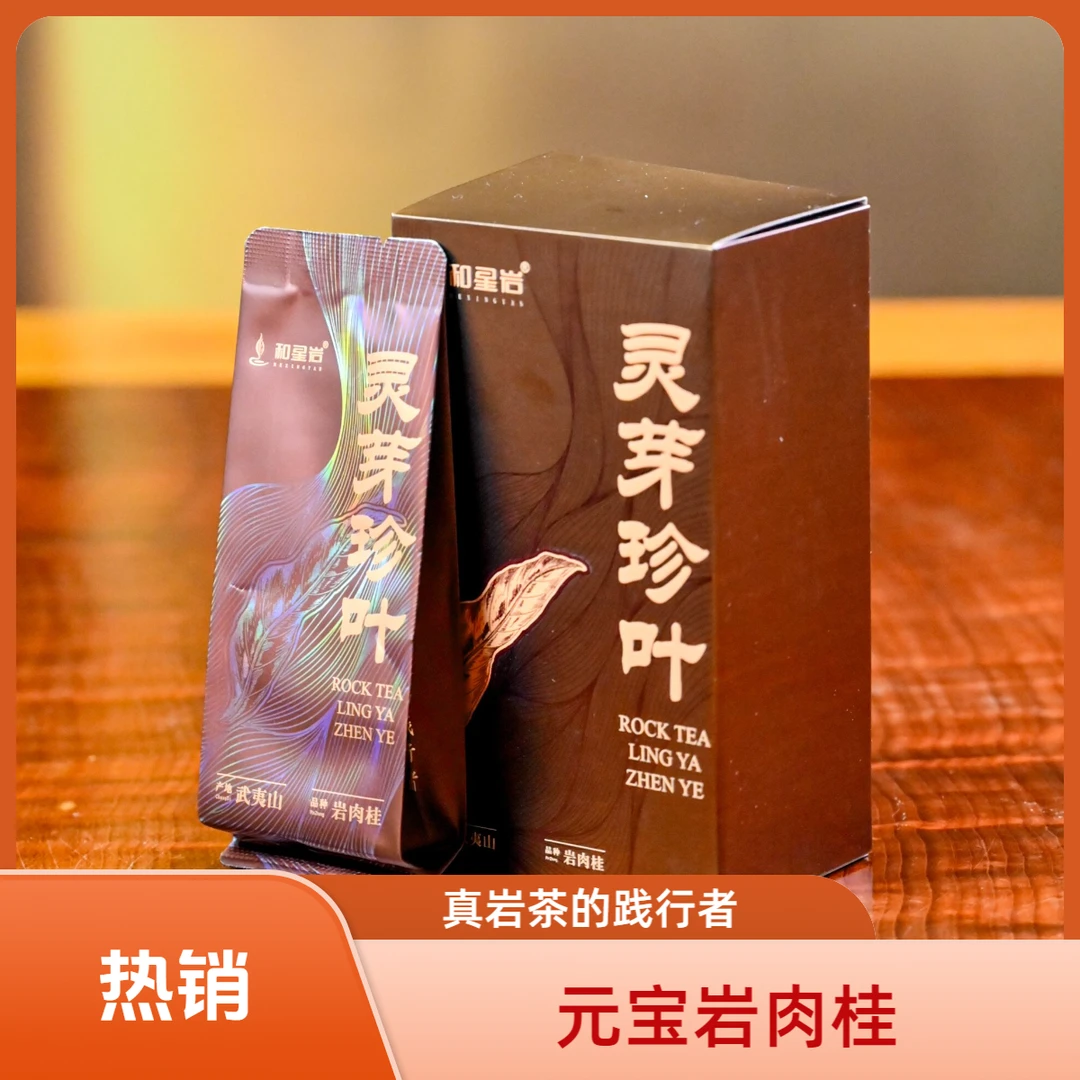 和星岩【灵芽珍叶】武夷岩茶正岩肉桂高货岩茶茶叶品鉴武夷山