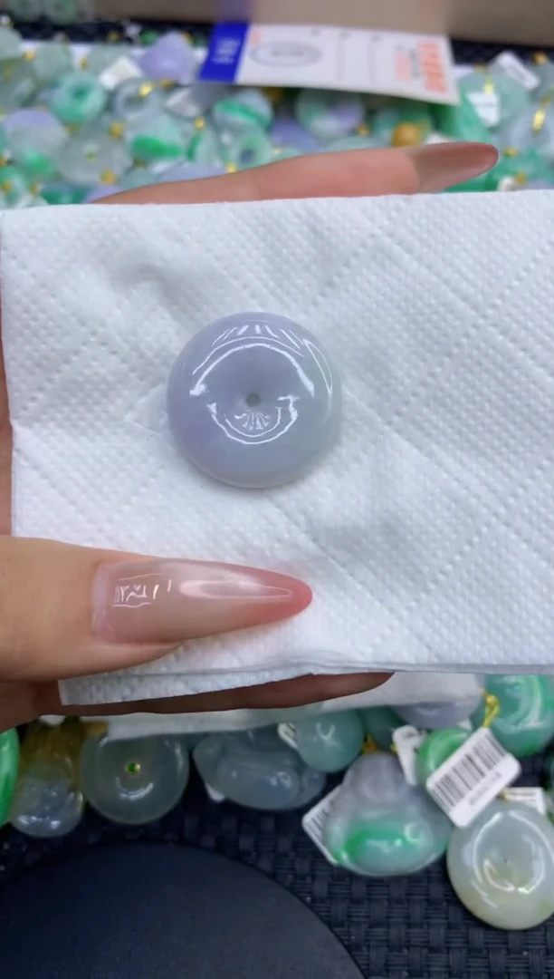 颈饰未镶嵌翡翠天然缅甸A货翡翠