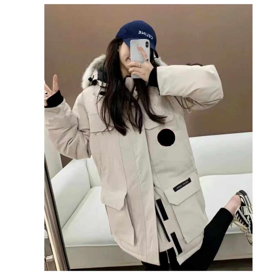 情侣羽绒服气质时尚休闲潮流中长款冬季连帽韩版宽松加厚百搭