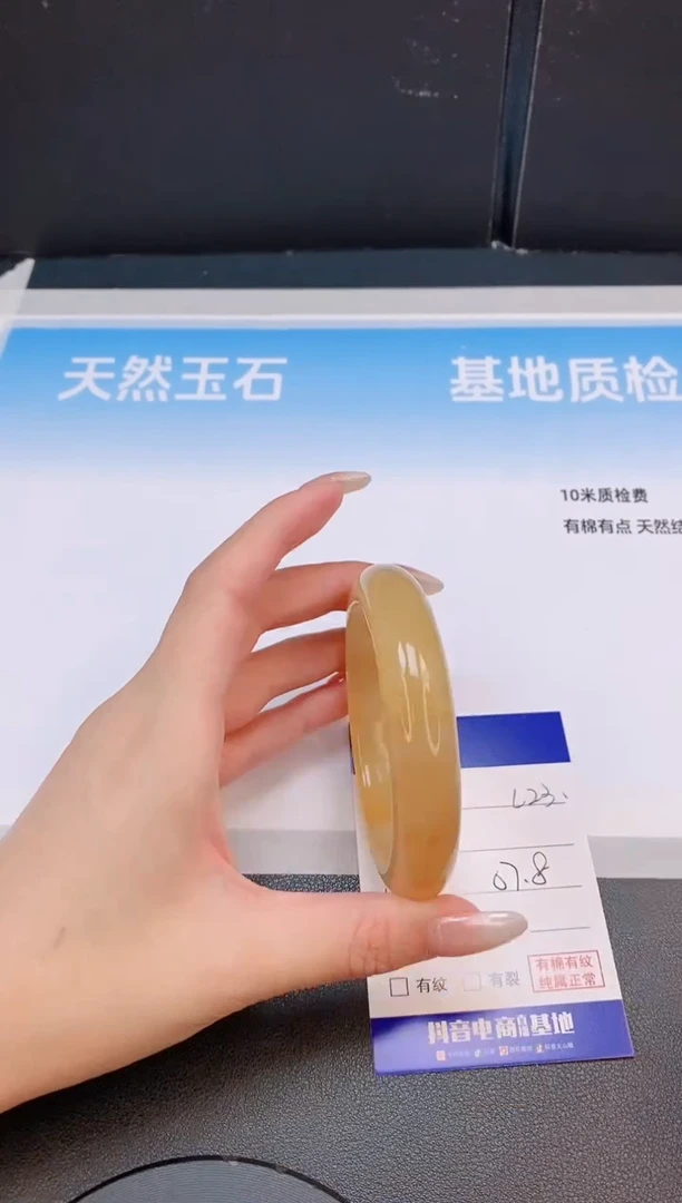 未镶嵌手镯石英质玉4L23-57