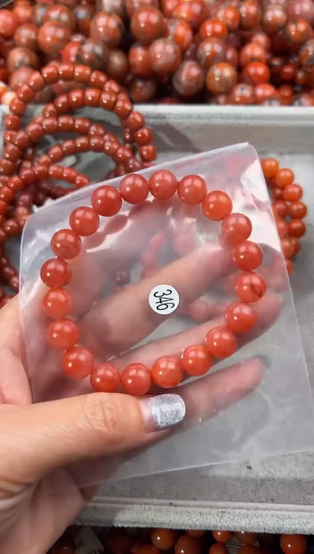 未镶嵌手串南红玛瑙10+