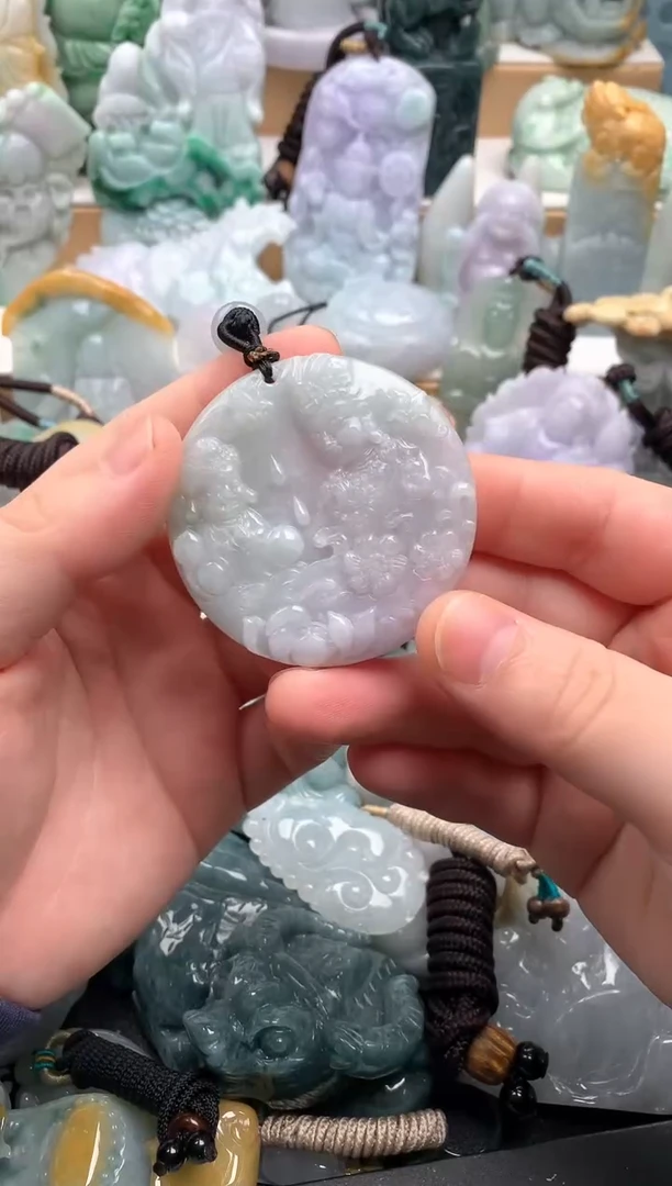 吊坠(不含链)未镶嵌翡翠1