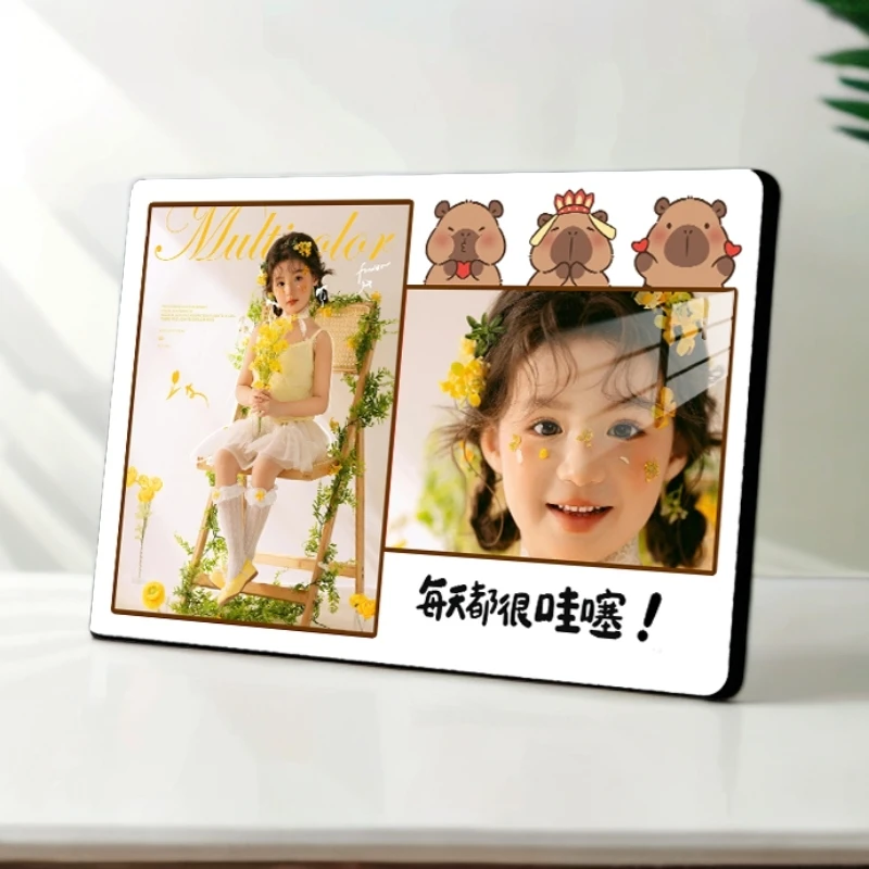 【很哇塞】相框摆台影楼品质水晶照片自拍照婚纱照写真旅游照