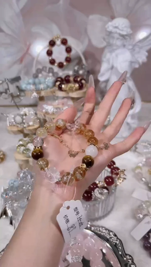 【闪购商品】水晶手链未镶嵌天然水晶默认微瑕 多样性发货发其一