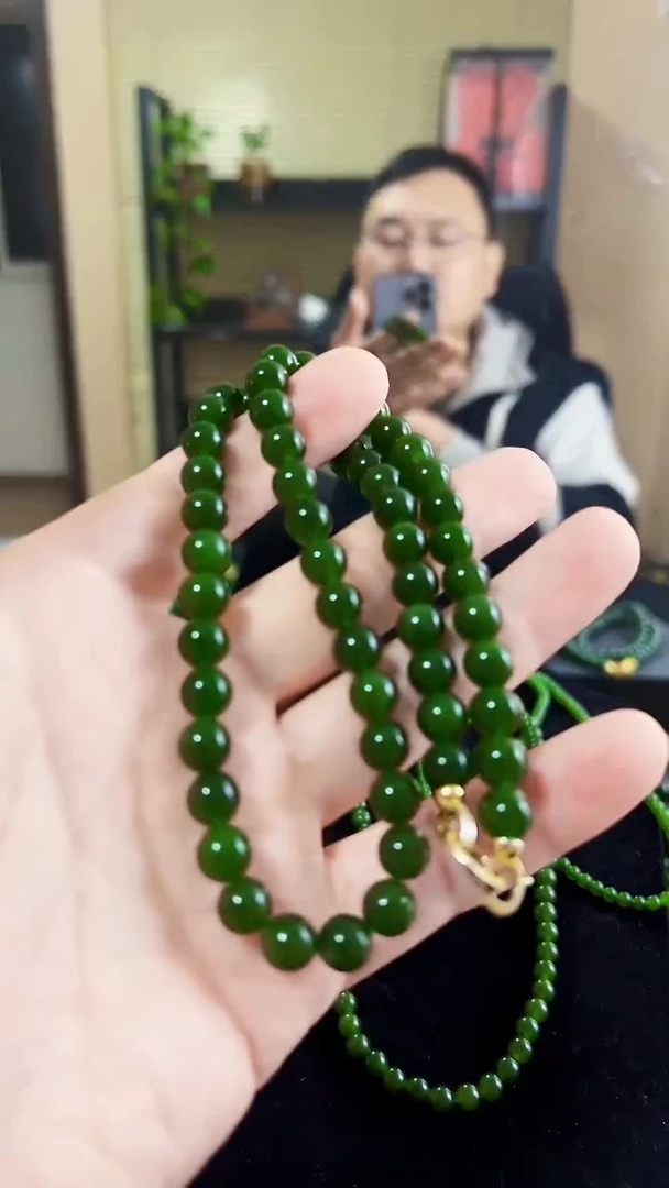 项链未镶嵌和田玉（碧玉）8