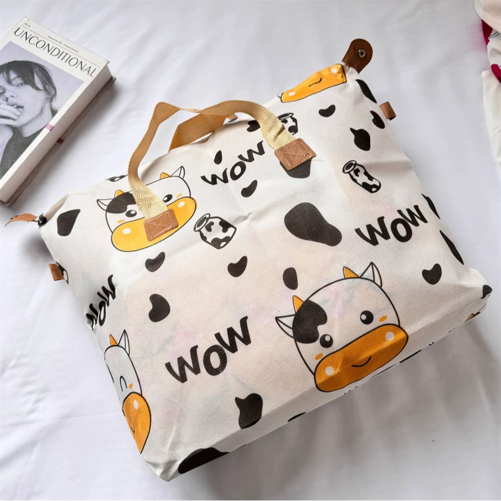 25032117A 加厚覆膜带拉链收纳袋购物袋