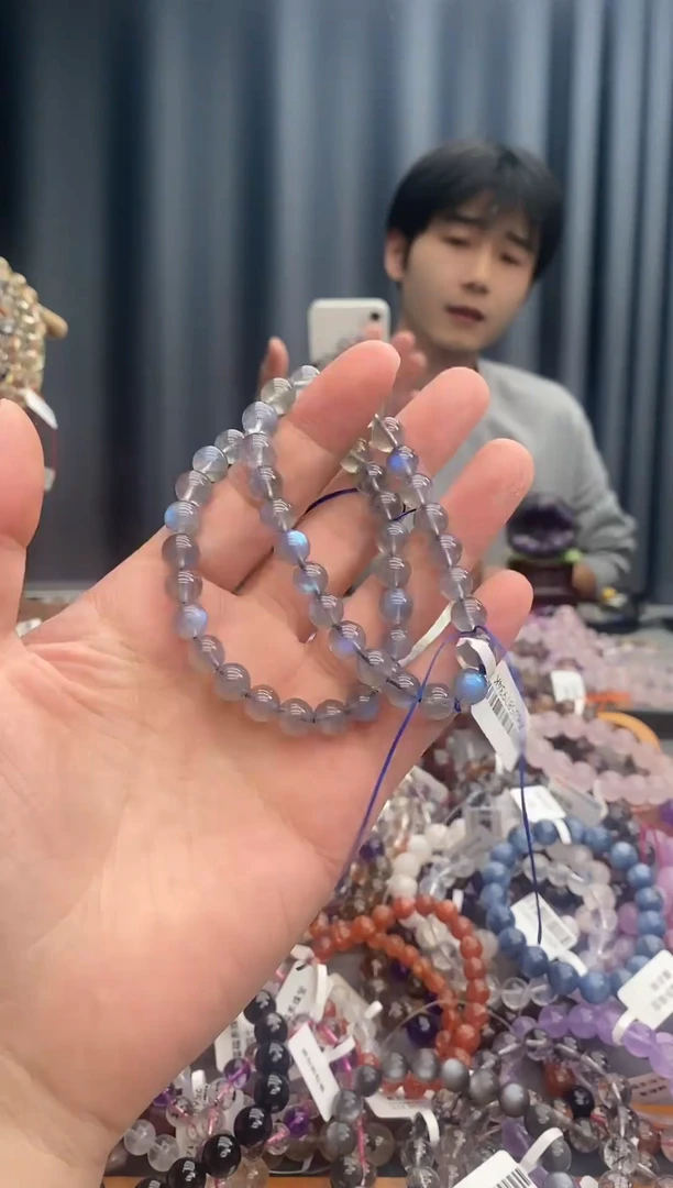 【闪购商品】水晶手链未镶嵌灰月光