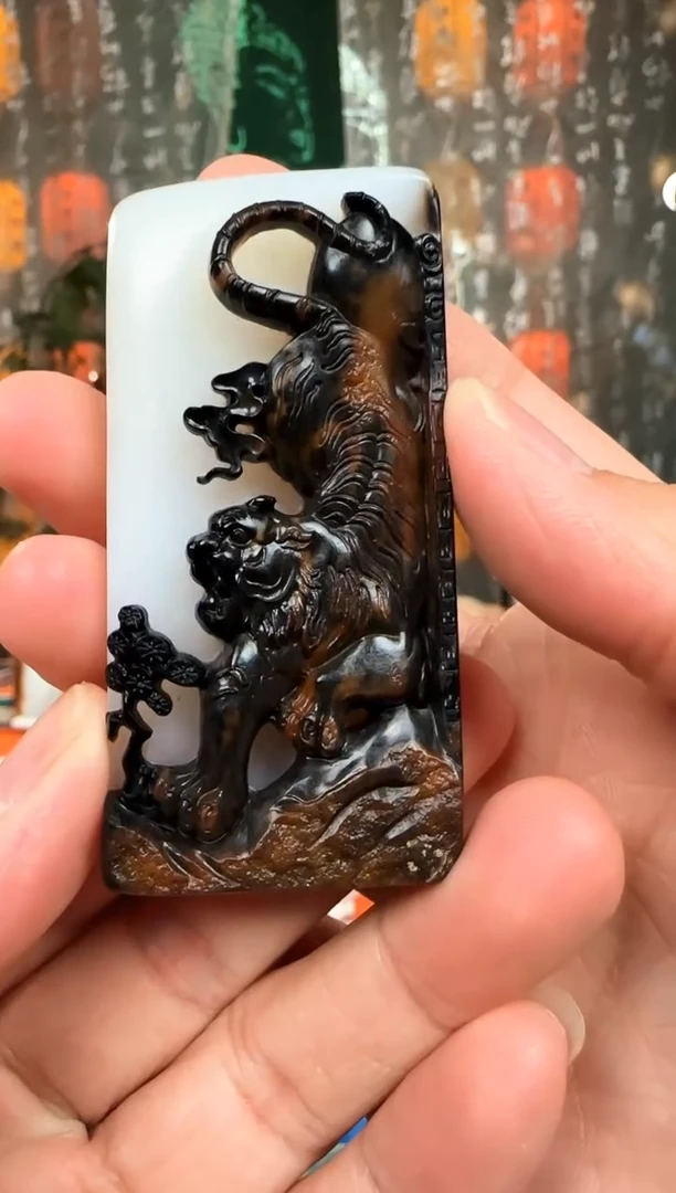 和田玉未镶嵌把件和田玉