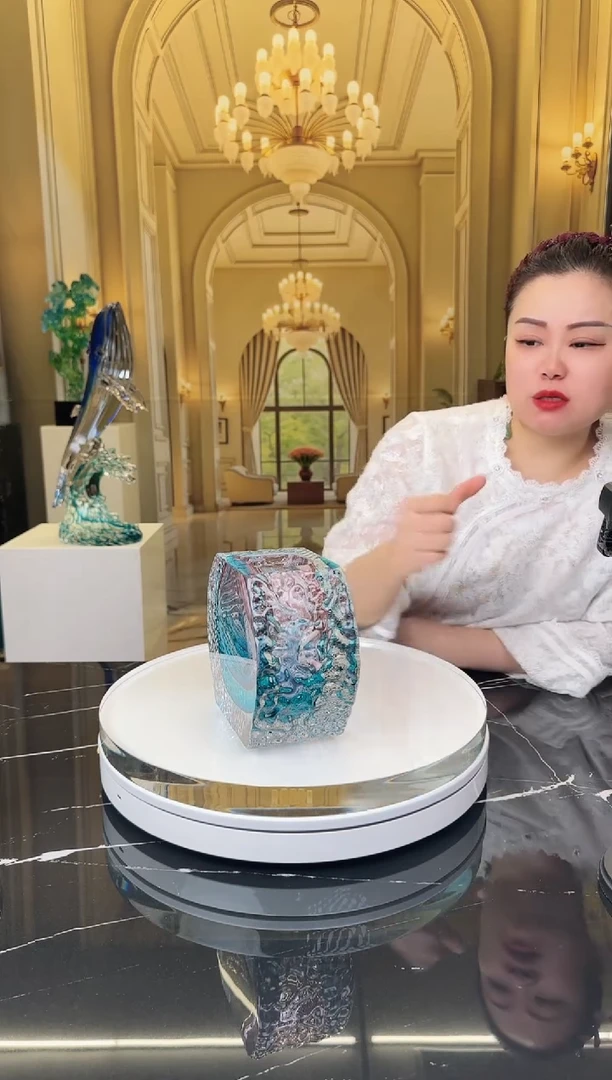 琉璃粉兰渐变花器