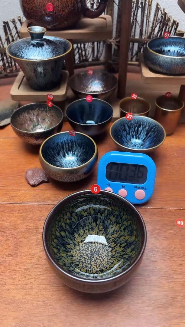 茶盏耗***丶6号建盏工匠茶器