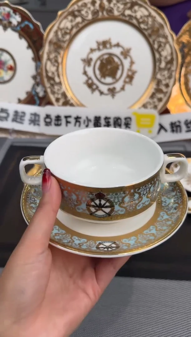 【闪购商品】瓷片双耳碗1个套  福利价