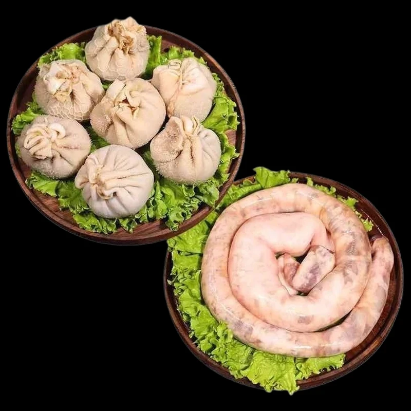 3斤羊肚包肉+3斤羊肉肠手工制做草原美味肚包肉D