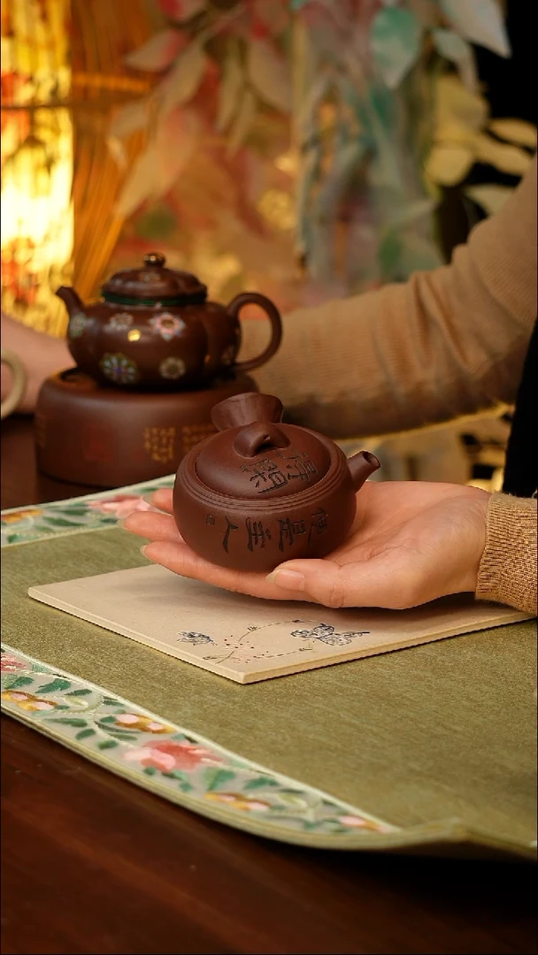 茶壶紫砂宜兴紫砂原矿手工壶