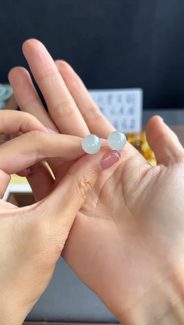 未镶嵌翡翠耳钉104买断