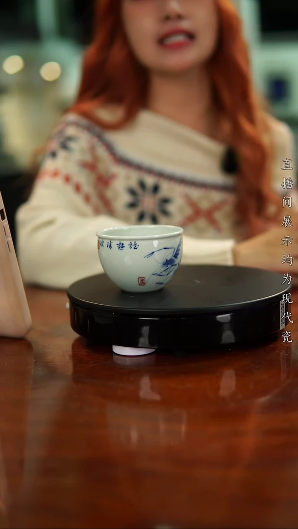 杯子瓷夜*陶景川柴窑虾趣缸杯