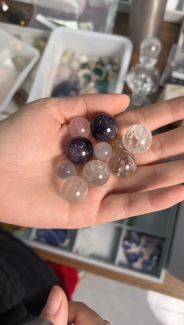 未镶嵌珠宝半成品水晶M809 拍一发十