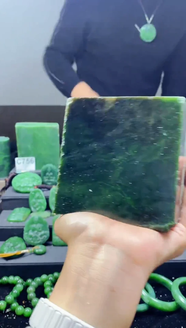 未镶嵌和田玉珠宝半成品1