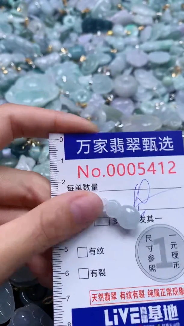 吊坠(不含链)未镶嵌翡翠5412