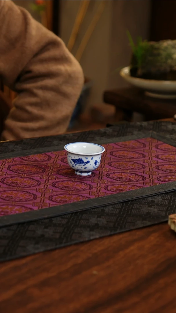 【闪购商品】杯子青源器语鱼藻小压手杯