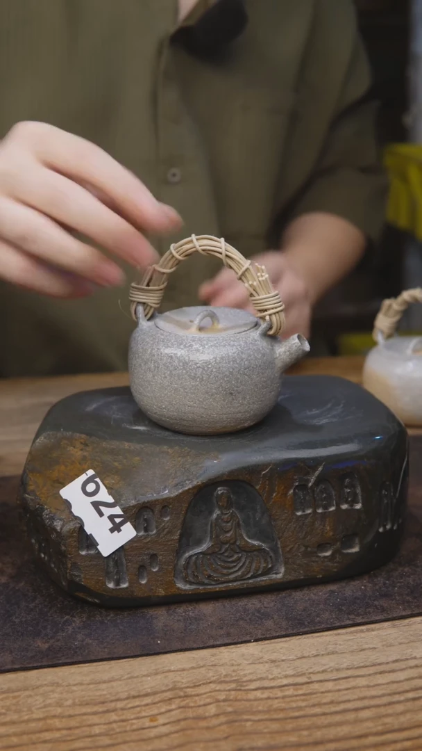 手工茶具福利小*匠624柴烧煮茶壶