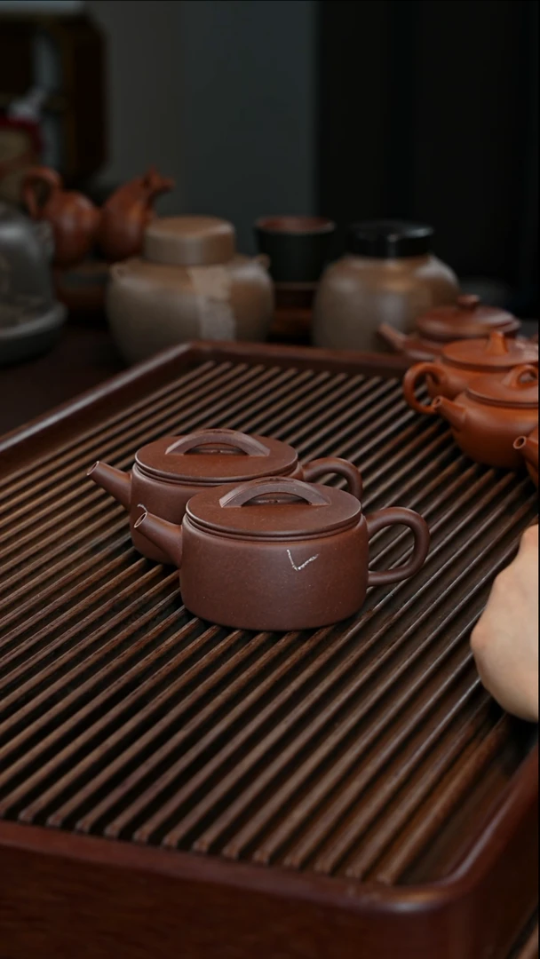 茶壶紫砂微瑕汉瓦