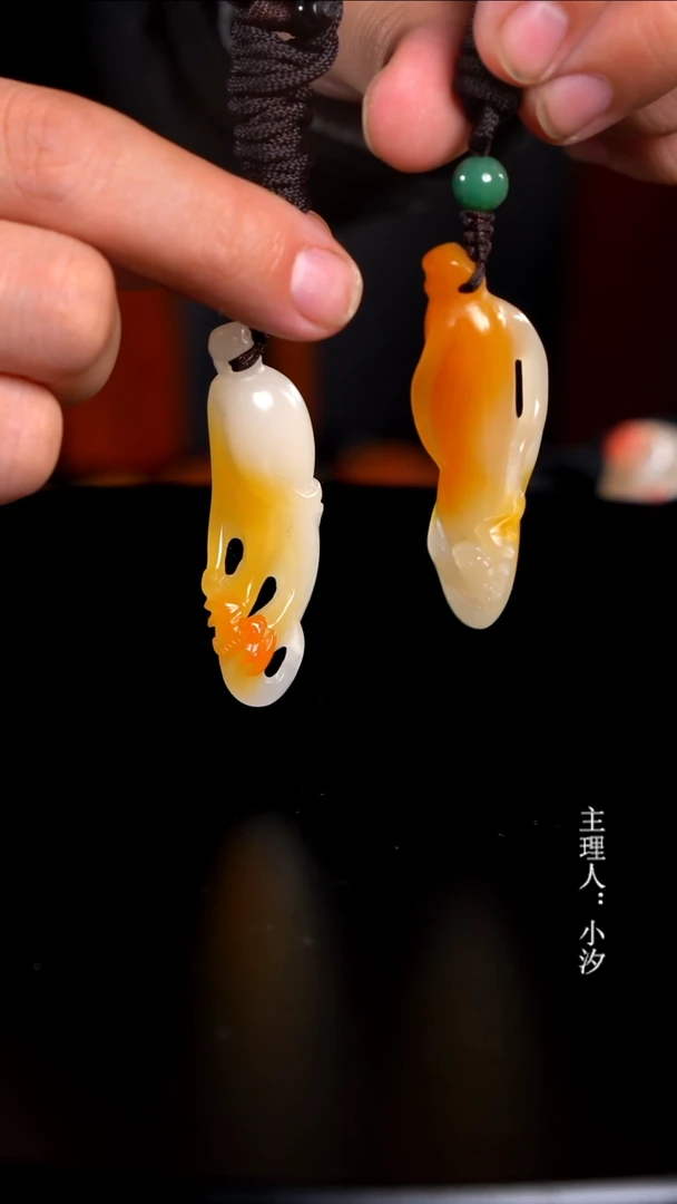 寿山石用****8芙蓉吊坠