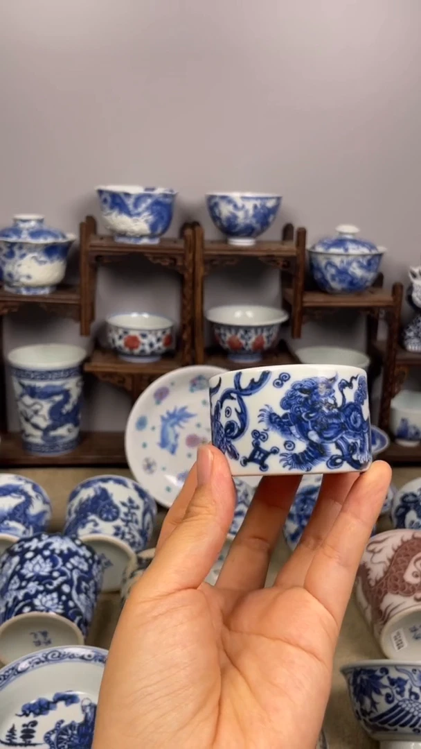 摆件景德镇手工手绘陶瓷