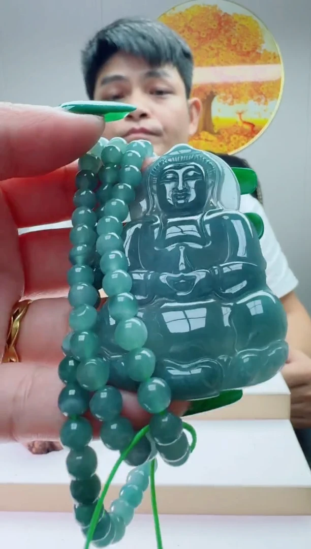 翡翠未镶嵌颈饰多样性随机发其一
