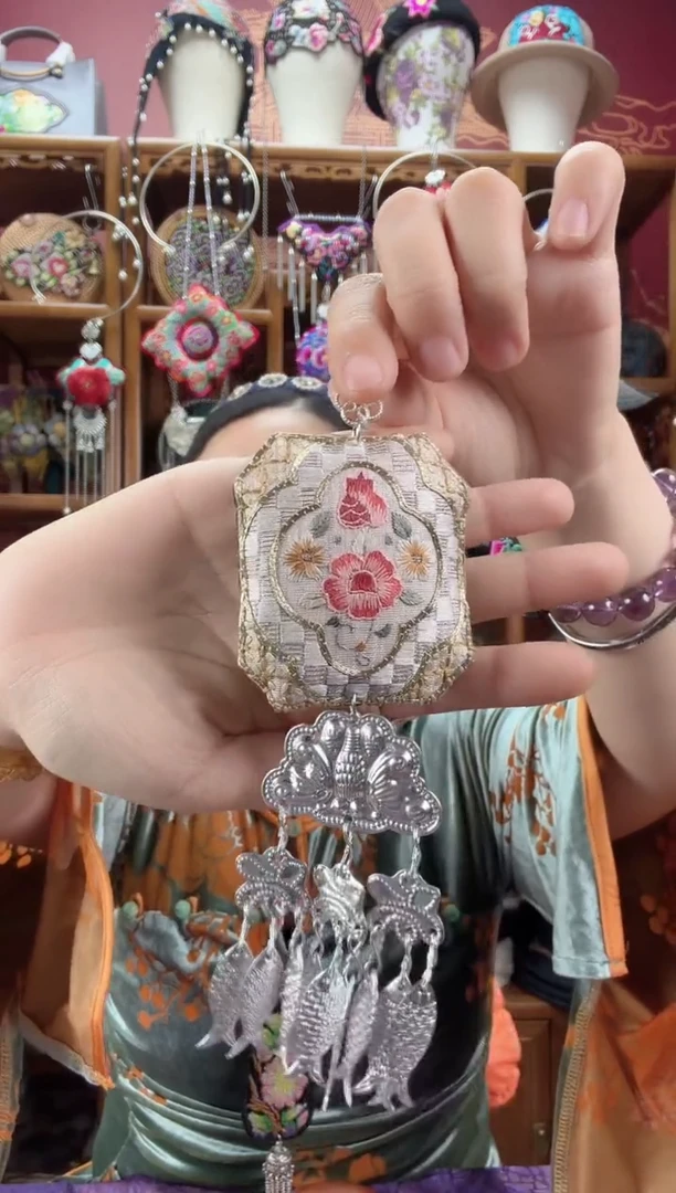 刺绣压襟34甜甜家