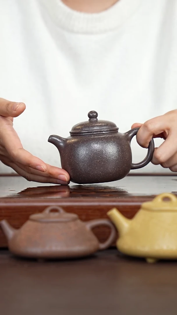 茶壶紫砂16目粗砂天青匏尊