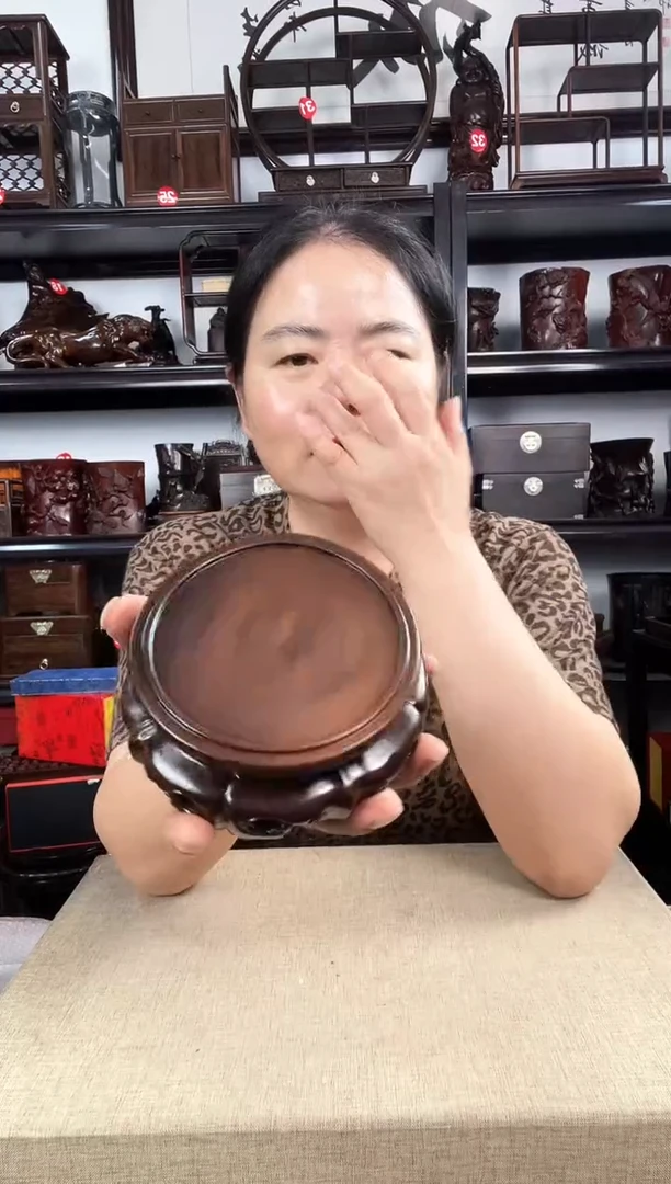 木旋转如意老李红木工艺品