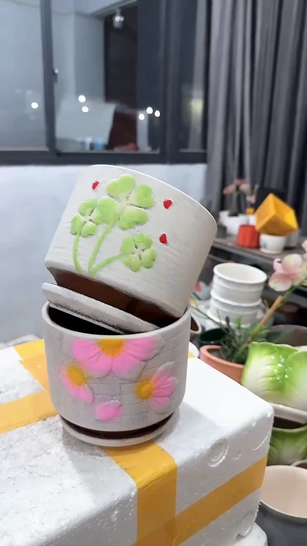 高温陶瓷花盆+Q201