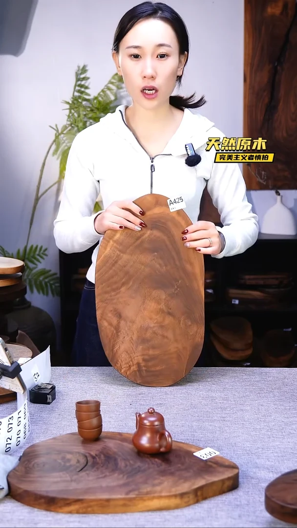 木北美黑胡桃原木.干裂疤结不属于商品质量问题完美主义者慎拍
